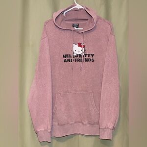 Sanrio Brown Hoodie Hello Kitty and Friends Graphic Hoodie  Sweatshirt L (42/44)